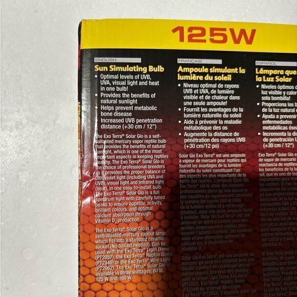 Exo Terra Solar Glo All in One Reptile Bulb - Picture 5 of 7